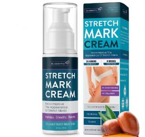 Stretch Mark Cream - Prevention & Remover of StretchMarks - Maternity & Pregnancy Skin Care - Collagen, Jojoba & Olive Oil, Allantoin - Belly Lotion for Pregnant Women - Hydrates,Smoothes,Renews 4 oz